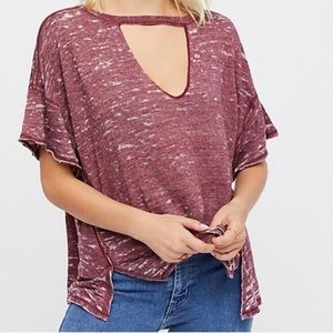 We the Free by Free People Jordan distressed tee